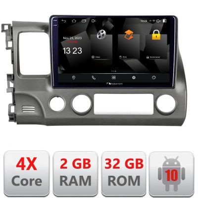 Navigatie Honda Civic Sedan 5230-044 Android Ecran 720P Quad Core 2+32 carplay android auto