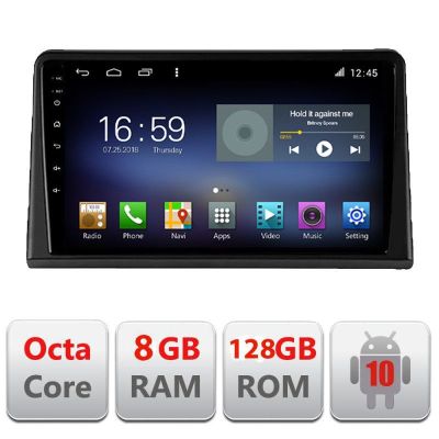 Navigatie Renault Express  Android radio gps internet Octa Core 8+128 LTE kit-express+EDT-E609