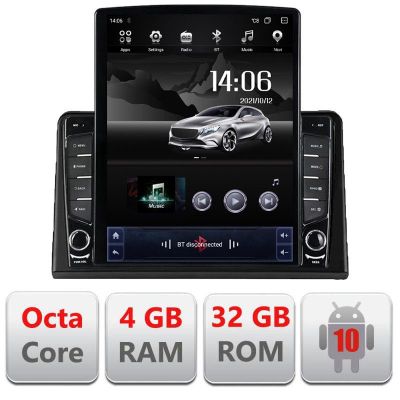 Navigatie Renault Express  Tip Tesla Android radio gps internet 8core 4G 4+32 kit-express+EDT-E709