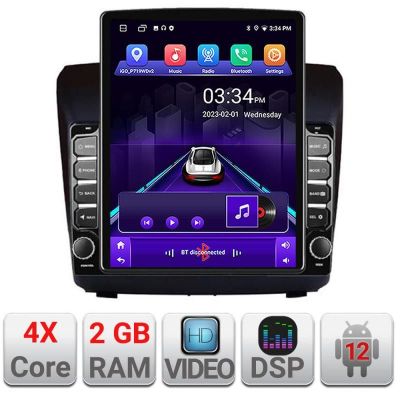 Navigatie Isuzu D-Max K-2234 ecran tip TESLA 9.7" cu Android Radio Bluetooth Internet GPS WIFI 2+32 DSP Quad Core