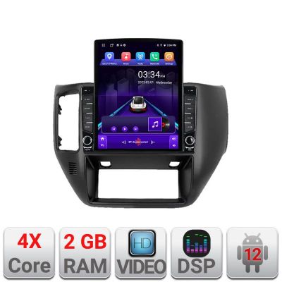 Navigatie Nissan Patrol Android radio gps internet quad core 2+32GB ecran vertical 9.7" Kit-patrol+EDT-E708