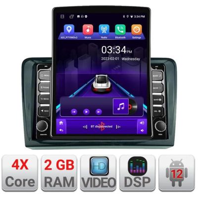 Navigatie VW PQB K-vw ecran tip TESLA 9.7" cu Android Radio Bluetooth Internet GPS WIFI 2+32 DSP Quad Core