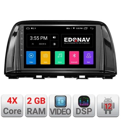 Navigatie Mazda CX5 2015-2017 Android radio gps internet  2+32 kit-cx5-16+EDT-E209v2