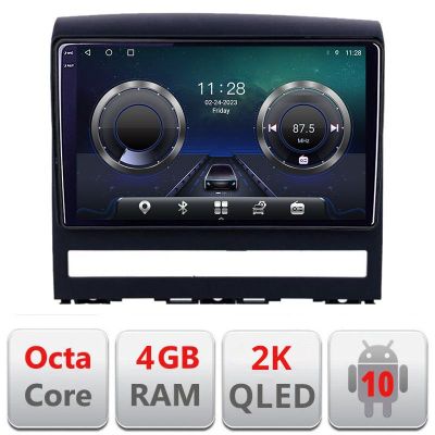 Navigatie Fiat Albea 2009-2014 C-Albea Android Octa Core Ecran 2K QLED GPS 4G 4+32GB 360 KIT-albea+EDT-E409-2K