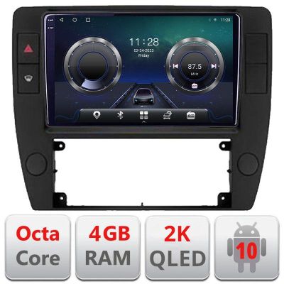 Navigatie Passat B5 1997-2004 Android Octa Core Ecran 2K QLED GPS 4G 4+32GB 360 kit-b5+EDT-E409-2K