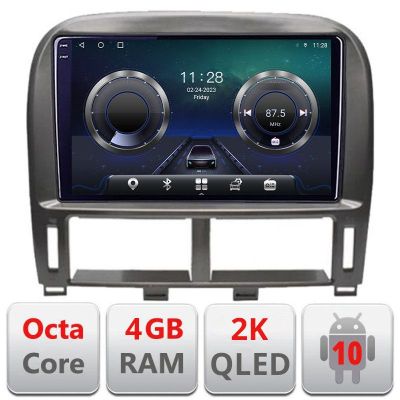 Navigatie Lexus LS 1999-2006 C- LS-99 Android Octa Core Ecran 2K QLED GPS 4G 4+32GB 360 kit-ls-99+EDT-E409-2K