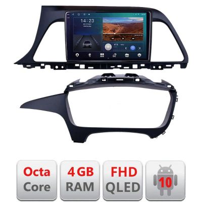 Navigatie HHyundai Sonata B-417 Android Ecran QLED octa core 4+64 carplay android auto KIT-417+EDT-E309V3