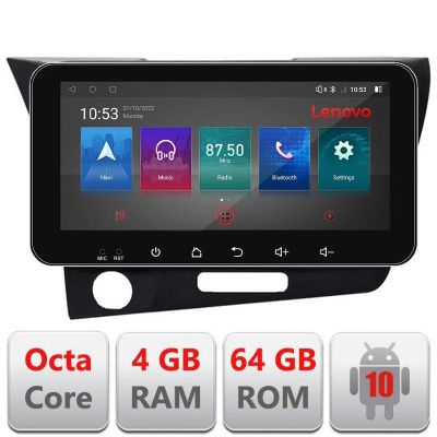 Navigatie Honda CR-Z 2006-2013 Android radio gps internet Octa Core 4+64 LTE ecran de 10.33' wide Kit-crz+EDT-E511-PRO