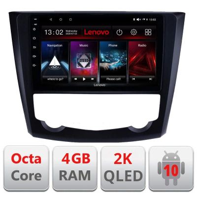 Navigatie Renault Kadjar L-9030, Octacore, 4Gb RAM, 64Gb Hdd, 4G, QLED 2K, DSP, Carplay, Bluetooth