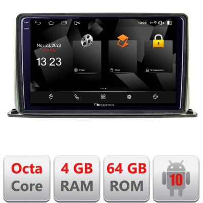 Navigatie universala 2 din 9 inch Android Octa Core 720p 4+64 DSP 360 camera carplay android auto