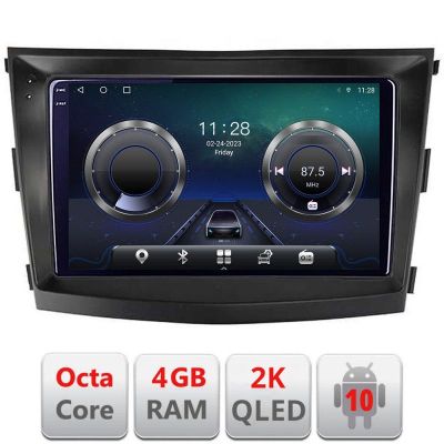 Navigatie SsangYong Tivoli 2015-2019 Android ecran Qled 2K Octa core 4+32 kit-tivoli2015+EDT-E409-2K