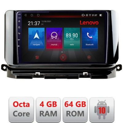 Navigatie Skoda Octavia 4 2020-2024 Android radio gps internet Octa Core 4+64 LTE KIT-octavia4+EDT-E510-PRO