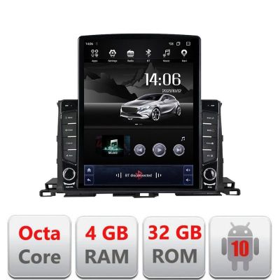 Navigatie Toyota Highlander 2013-2018 Android radio gps internet Octa Core 4+64 LTE KIT-highlander13+EDT-E710