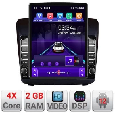 Navigatie Isuzu D-Max K-2234 ecran tip TESLA 9.7" cu Android Radio Bluetooth Internet GPS WIFI 2+32 DSP Quad Core v1