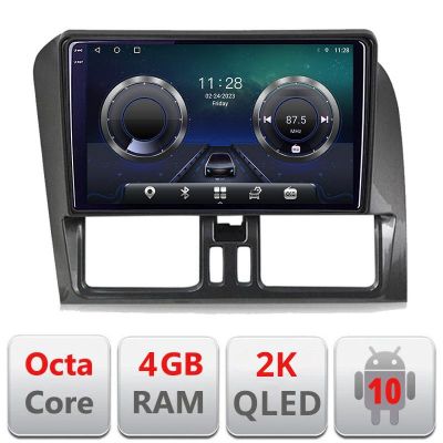 Navigatie dedicata Volvo XC60 C-272 Android Octa Core Ecran 2K QLED GPS  4G 4+32GB 360 KIT-272+EDT-E409-2K