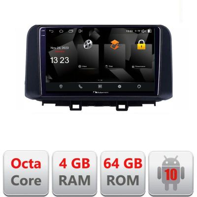 Navigatie HHyundai Kona 5510-1058 Android Octa Core 720p 4+64 DSP 360 camera carplay android auto
