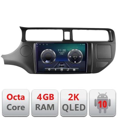 Navigatie Kia Rio 2012- C-204 Android Octa Core Ecran 2K QLED GPS 4G 4+32GB 360 KIT-204+EDT-E409-2K v1