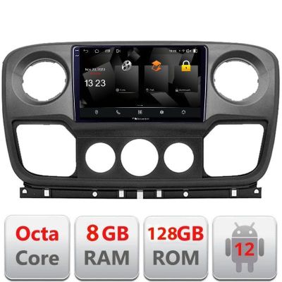 Navigatie Opel Movano, Renault Master 2010-2021Android Octa Core Qualcomm 2K Qled 8+128 DTS DSP 360 4G Optical v1