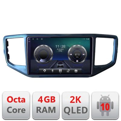 Navigatie dedicata Edonav VW Amarok  Android ecran Qled 2K Octa core 4+32 KIT-amarok+EDT-E409-2K