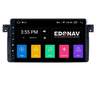 Navigatie BMW Seria 3 E46 A-052  2+32 GB Android Waze USB Navigatie Internet Youtube Radio