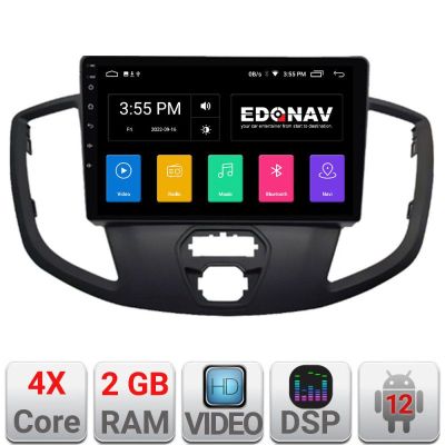 Navigatie Ford Transit V363 2015-2021 Android radio gps internet 2+32 Kit-custom+EDT-E209V2