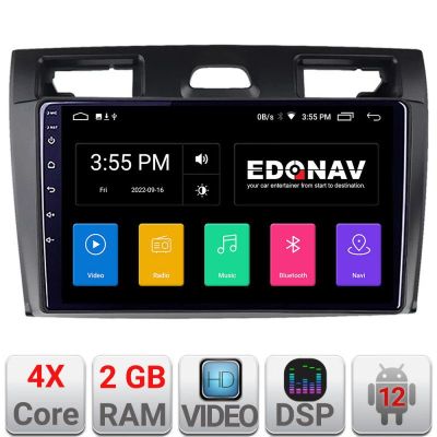 Navigatie Ford Fiesta MK5 2002-2008 Android radio gps internet 2+32 KIT-fiesta-mk5+EDT-E209