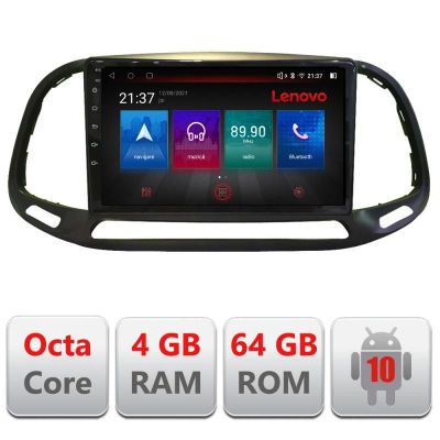 Navigatie Fiat Doblo 2015-2018 E-DOBLO15 Octa Core cu Android Radio Bluetooth Internet GPS WIFI DSP 4+64GB 4G