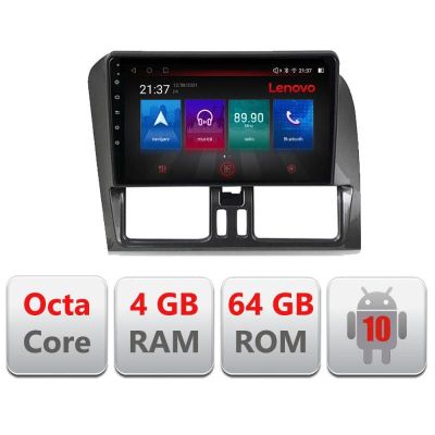 Navigatie dedicata Volvo XC60 2014-2018 cu sistem Sensus Connect E-272-14 Octa Core cu Android Radio Bluetooth Internet GPS WIF