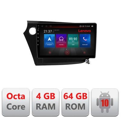 Navigatie Honda Insight 2009-2014 E-insight Octa Core cu Android Radio Bluetooth Internet GPS WIFI DSP 4+64GB 4G