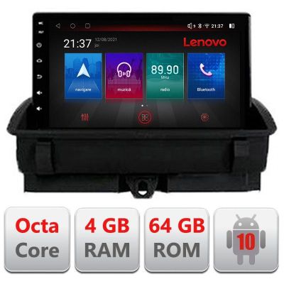 Navigatie Audi Q3 2011-2018 Android radio gps internet Octa Core 4+64GB LTE Kit-q3+EDT-E509-PRO