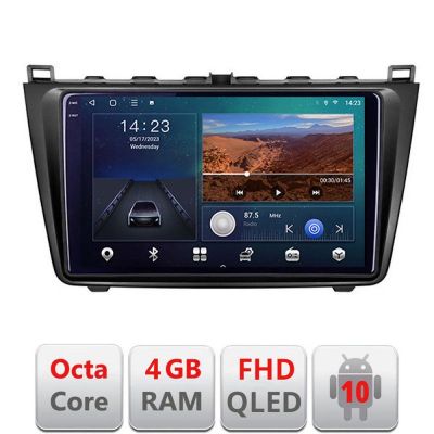 Navigatie Mazda 6 B-012 Android Ecran QLED octa core 4+64 carplay android auto KIT-012+EDT-E309V3