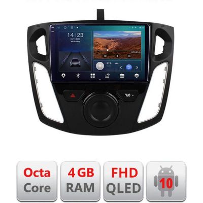 Navigatie Ford Focus 3 B-150 Android Ecran QLED octa core 4+64 carplay android auto KIT-150+EDT-E309V3