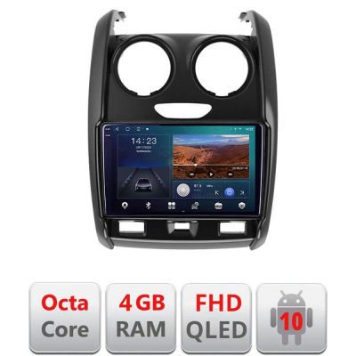 Navigatie Dacia Duster 2012-2019 B-157 Android Ecran QLED octa core 4+64 carplay android auto KIT-157+EDT-E309V3