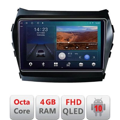 Navigatie HHyundai Santa Fe IX45 2012-2017 B-209 Android Ecran QLED octa core 4+64 carplay android auto KIT-209+EDT-E309V3