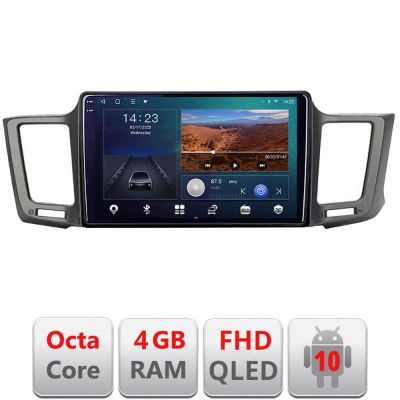 Navigatie Toyota RAV4 B-247 Android Ecran QLED octa core 4+64 carplay android auto KIT-247+EDT-E309V3