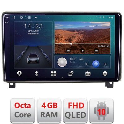 Navigatie Peugeot 407 2004-2011  Android Ecran QLED octa core 4+64 carplay android auto KIT-407+EDT-E309V3