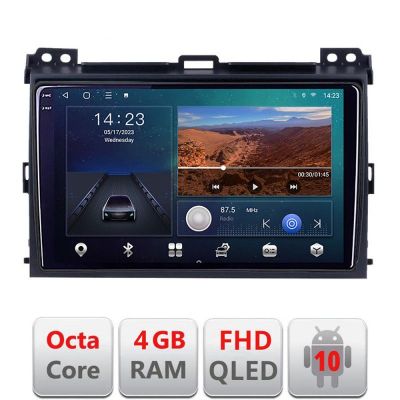 Navigatie Toyota Prado 2007- B-456 Android Ecran QLED octa core 4+64 carplay android auto KIT-456+EDT-E309V3