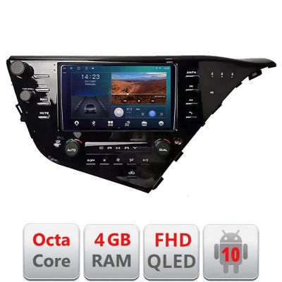 Navigatie Toyota Camry 2017-2021 V2 Android Ecran QLED octa core 4+64 carplay android auto kit-camry-2018-plus+EDT-E309V3