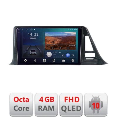 Navigatie Toyota CH-R low B-CH-R-A Android Ecran QLED octa core 4+64 carplay android auto KIT-CH-R-A+EDT-E309V3