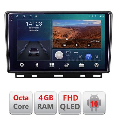 Navigatie Renault Clio 5 B-Clio5  Android Ecran QLED octa core 4+64 carplay android auto KIT-clio5+EDT-E309V3