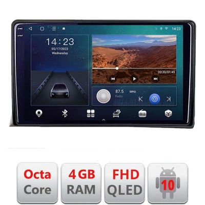 Navigatie vw multivan 2003-2015 B-MULTIVAN Android Ecran QLED octa core 4+64 carplay android auto KIT-multivan+EDT-E309V3