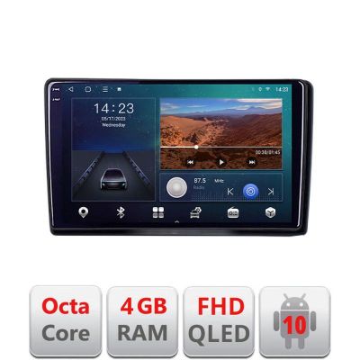 Navigatie Nissan Navara 2006-2014 B-NAVARA Android Ecran QLED octa core 4+64 carplay android auto KIT-NAVARA+EDT-E309V3