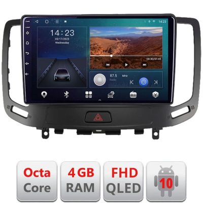 Navigatie Infiniti G35 G37 2006-2013 Android radio gps internet quad core 4+64 carplay android auto KIT-G25+EDT-E309v3