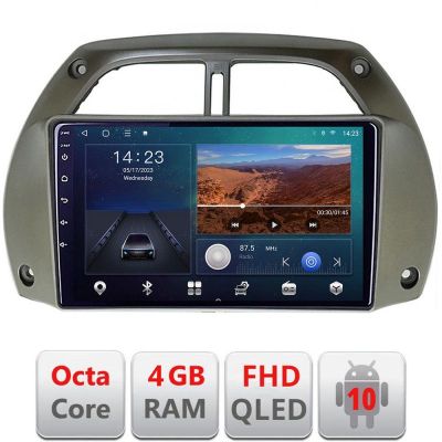 Navigatie Toyota Rav 4 2000-2004 Android radio gps internet quad core 4+64 carplay android auto kit-rav4-old+EDT-E309v3