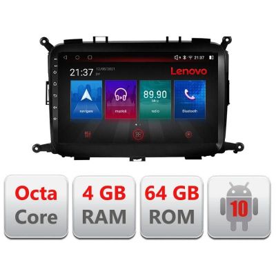 Navigatie Kia Carens 2013-2018 E-2023 Octa Core cu Android Radio Bluetooth Internet GPS WIFI DSP 4+64GB 4G