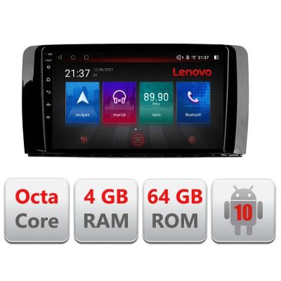 Navigatie Mercedes Clasa R E-215 Octa Core cu Android Radio Bluetooth Internet GPS WIFI DSP 4+64GB 4G