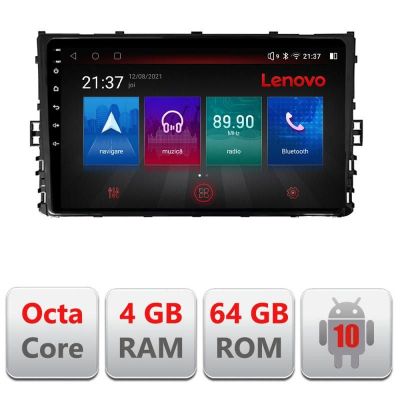 Navigatie VW 2DIN 2018- E-933 Octa Core cu Android Radio Bluetooth Internet GPS WIFI DSP 4+64GB 4G