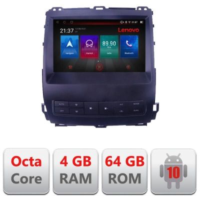 Navigatie Toyota Prado J120 2002-2009 E- j120 Octa Core cu Android Radio Bluetooth Internet GPS WIFI DSP 4+64GB 4G v1