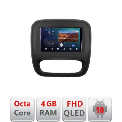 Navigatie Renault Trafic 2014-2017 B-rt09 Android Ecran QLED octa core 4+64 carplay android auto kit-rt09+EDT-E309V3 v1