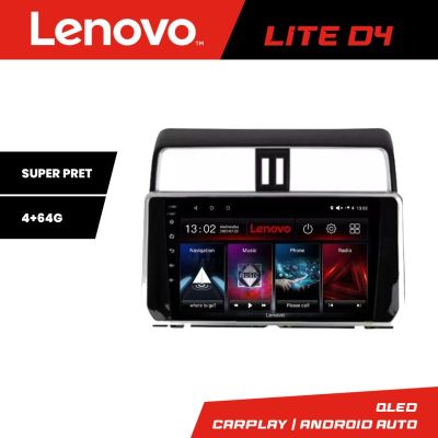 Navigatie Toyota Prado J150 2018- Lenovo Kit-1065 4+64 GB Android Waze USB Navigatie Internet Youtube Radio